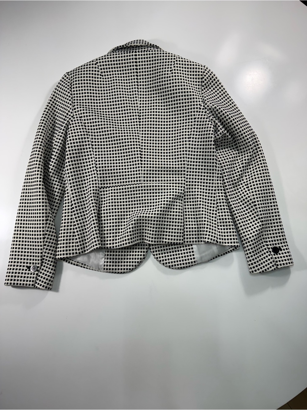 Talbots Black & White Houndstooth Blazer - Picture 5 of 5